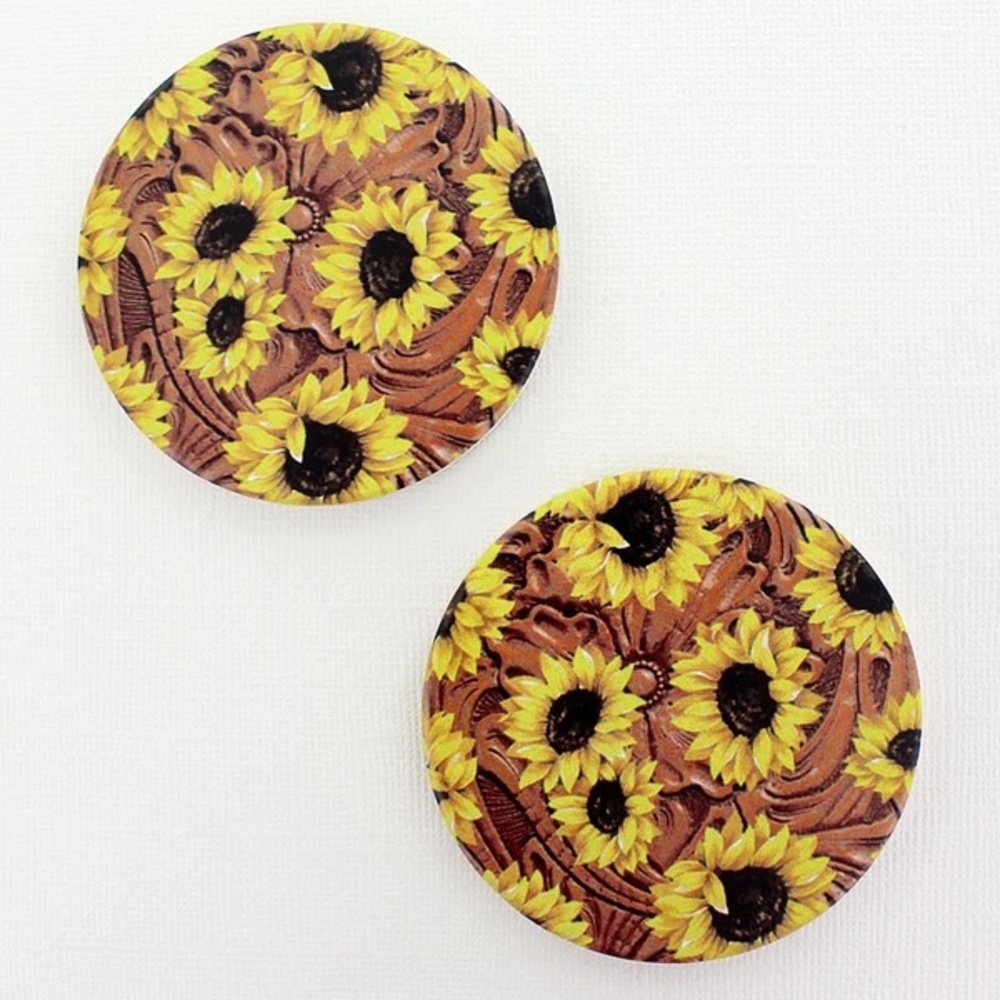 Car coasters 2pc - Picture 8 of 8